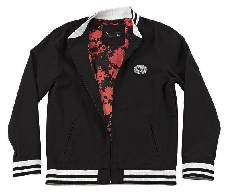 50%オフセール！『LOST』ジャケット [Smuggler Varsity Jacket] BLACK