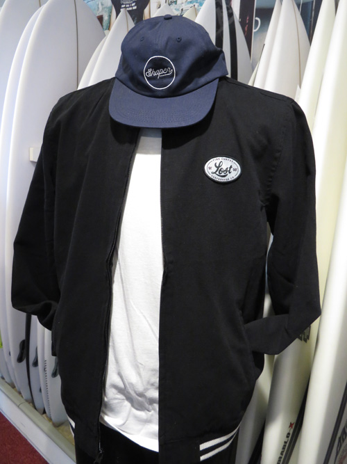 高知インター店】 LOSTジャケット Smuggler Varsity Jacket BLACK