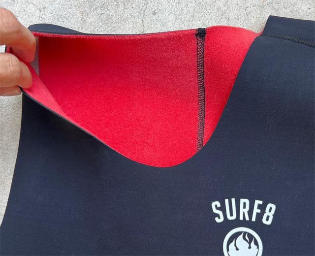 SURF 8』ストーブインナー 胸・背中1mmマグマコア起毛 | Luvsurf 